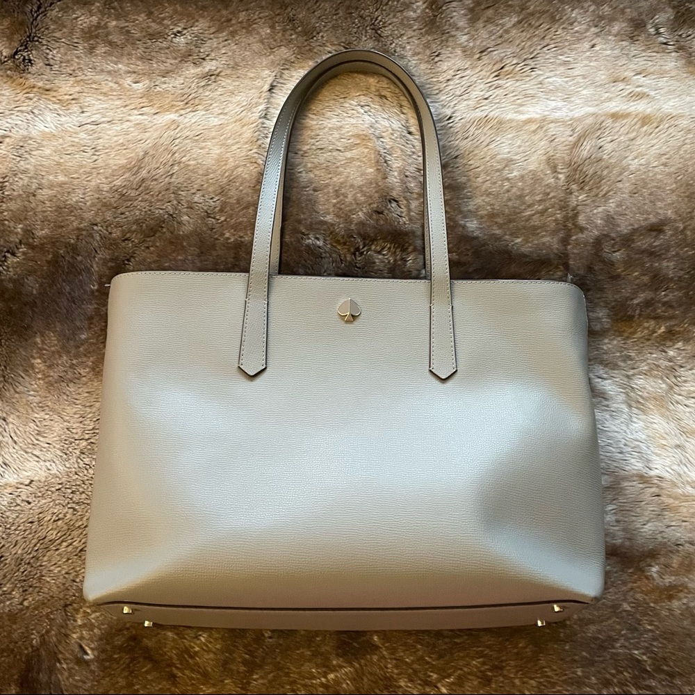 Kate Spade Tote Bag Gray with Padded Laptop Pocket